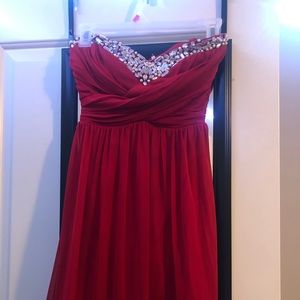 Red homecoming dress!